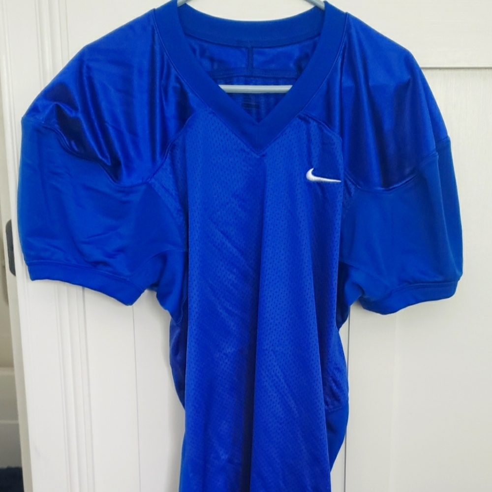Royal blue men's Nike Football jersey XL
